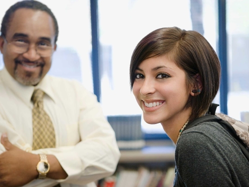 Student and teacher